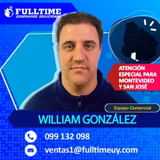 William González — Asesor Comercial